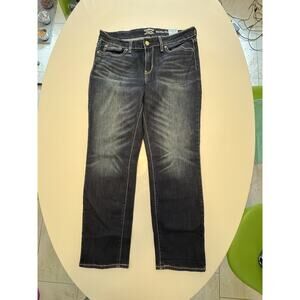 Signature Levi Strauss Slim Cuffed Jeans Womens Mid Rise Size 12 W31